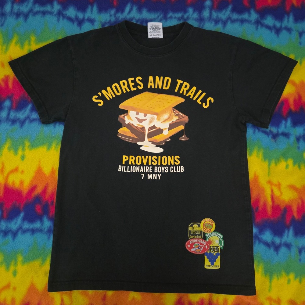 Billionaire Boys Club Smores and Trails Moon Trail Graphic T-Shirt Black Small
